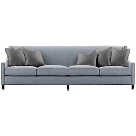 108" Transitional Nailhead Sofa